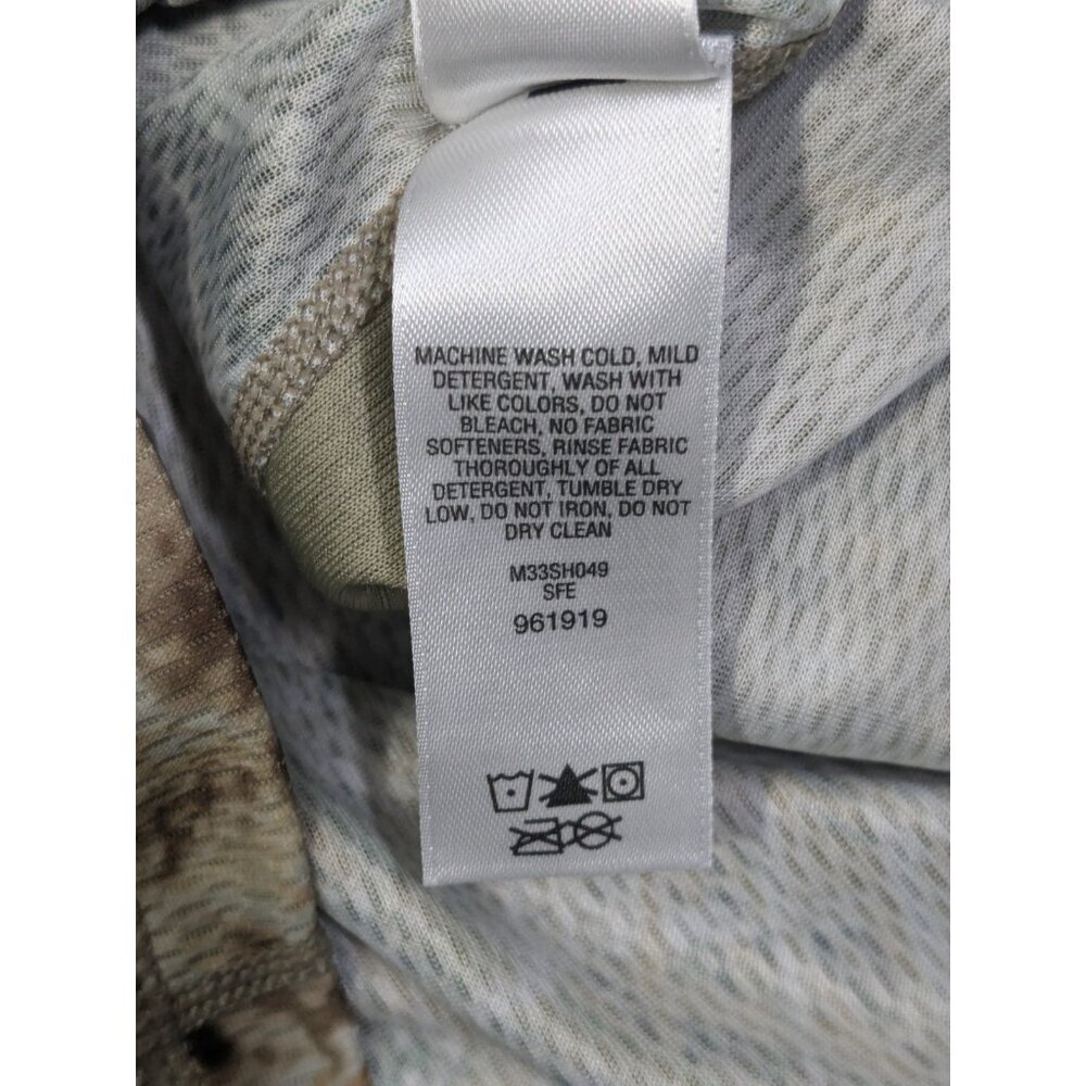 Cabelas Zip Pullover 2XL Zonz Western Camo Hunting Long Sleeve Shirt Mock - Picture 5 of 9